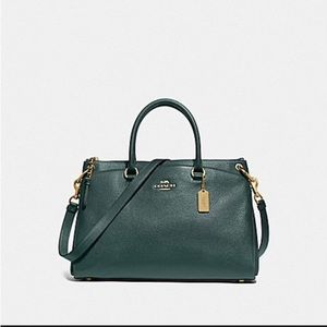 NWT Green Coach Handbag